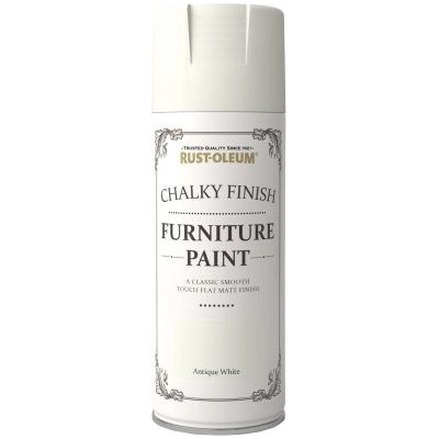 Rust-Oleum Chalky Finish Furniture Paint křídový mat sprej 400 ml antická bílá