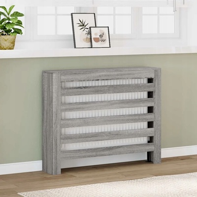 VidaXL Kryt na radiátor MDF deska 20 x 82 cm šedý