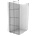 Mexen Kioto L душ стена Walk-in 70 x 200 см, черен решетка, хром - 800-070-103-01-77 (800-070-103-01-77)