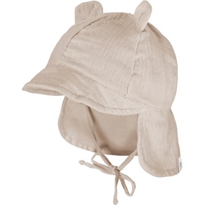 maximo Шапка с козирка maximo Baby's Bonnet with Ear and Neck Protection Cap - Beige Melange - размер 45 cm (904-1843-0214)