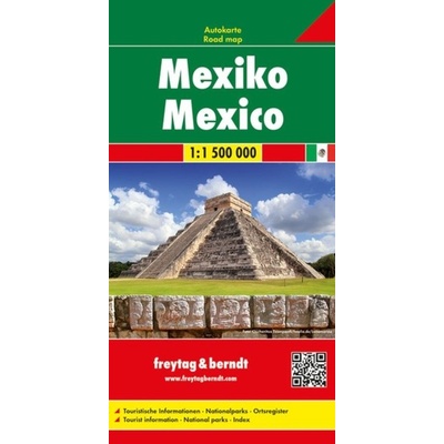 Freizeitkarte Mexiko Autokarte