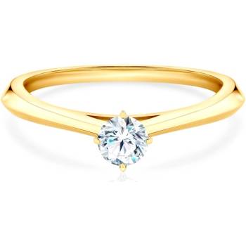 SAVICKI Годежен пръстен The Light: злато, лабораторен диамант