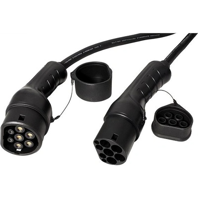 Roline Typ 2 3 × 32A 22 kW kroucený 3 m