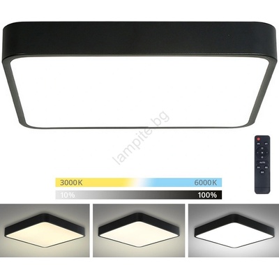 Brilagi LED осветително тяло POOL SQUARE LED/48W/230V 3000-6000K 50x50 см черно+DO (BG0830)