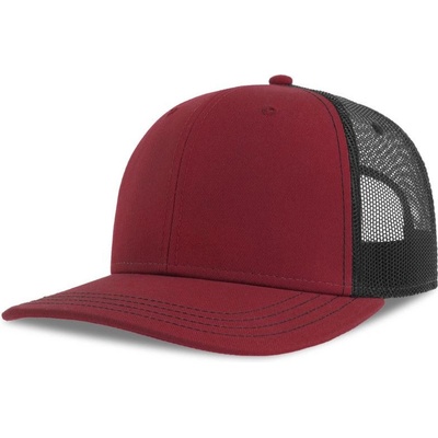 Atlantis Headwear Sonic-S Trucker 6 panelová COT-330259zg699 Cardinal/černá