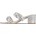 Biba Сандали Biba 2 Strap Block Heel Sandal - Silver