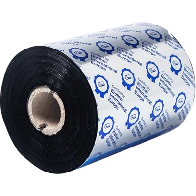 Brother premium wax black 110mm x 600m pk of 6