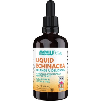 NOW Liquid Echinacea For Kids [59 мл] Портокал