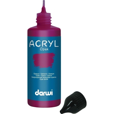 Darwi Opak АКРИЛНА боя Burgundy Red 80 ml 1 бр (DA0220080411C)