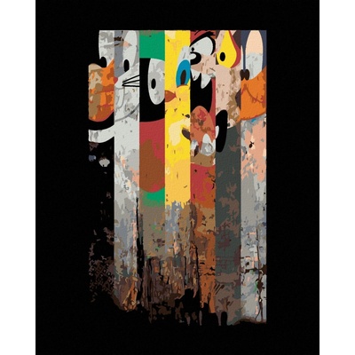 Zuty Looney tunes 40 x 50 cm vypnuté plátno na rám 8596530201212