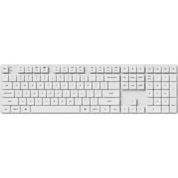 Keychron K5 Pro White QMK/VIA Full-Size Hot-Swappable Low-Profile Gateron Red Switches (K5P-Q1)