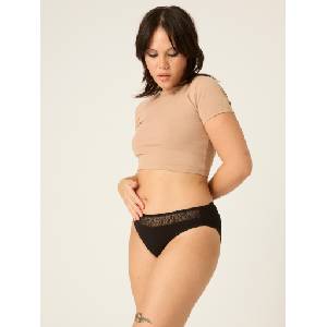 Modibodi Менструални бикини Modibodi Sensual Bikini Light-Moderate Modibodi | Cheren | ЖЕНИ | XXS