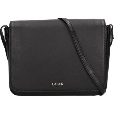 Lagen dámska kožená kabelka BESSIE Black