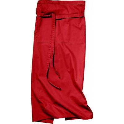 CG Workwear Gastro zástěra Roma odolná proti pomačkání Červená CGW1260