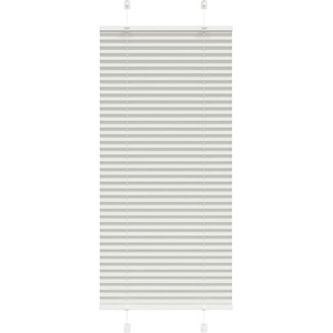vidaXL Плисирана щора Светло сиво 60x100 cm Ширина на плата 59, 4 cm (4015322)