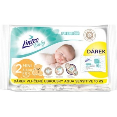 Linteo Baby Premium Mini 3-6 kg 5 ks