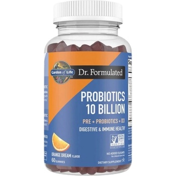 Garden of Life Dr. Formulated Probiotics 10 Billion [60 желирани бонбони] Портокал