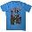 The Grateful Dead Bertha & Logo Blue L Риза (GRATETS06MBL03)