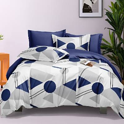 EmonaMall Двулицево спално бельо EmonaMall, 6 части - Модел S19065 (S19065-33333d)