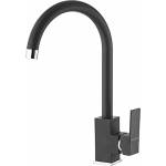 Alveus Кухненски смесител Alveus Santo Carbon едноръкохватков матово черен (1129041)