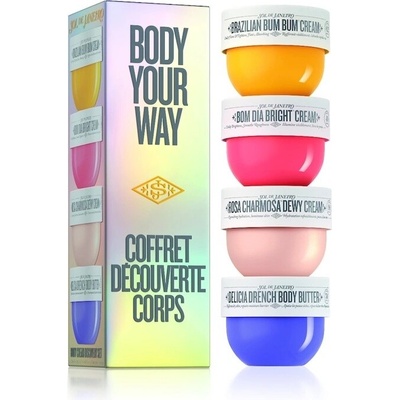 Sol de Janeiro Body Your Way Body Cream Set Sada osobní péče Unisex 1