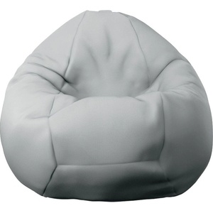PUFRELAX Пуф, круша, 520л. , Nirvana Gigant - Teteron Grey, за открито, Перящ се калъф, Пълнеж от Полистиролни перли, 8307 (PUF-G-NGG-TEX-GRE) - topmall