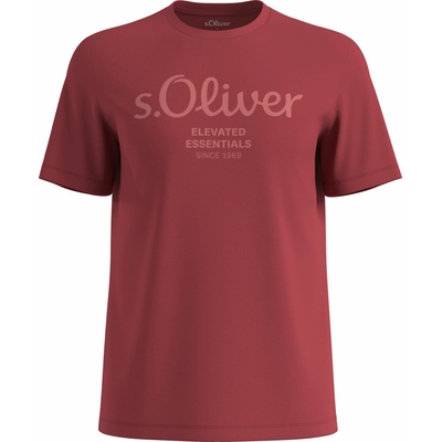 s. Oliver RL big size Logo Noos vínové