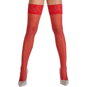 Cottelli Collection Hold-up Stockings red XL - sexyelephant - 24,49 лв