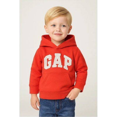 GAP 667197-00 dětská mikina s logem červená