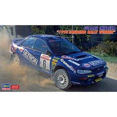 Hasegawa Subaru Impreza 1995 San Remo Rally 1:24