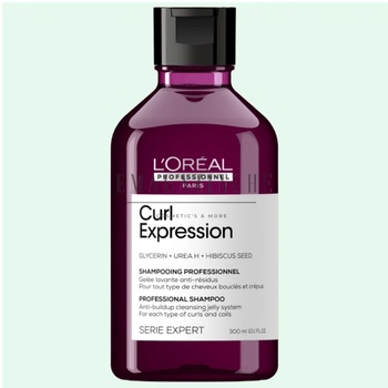 L'Oréal L'Oreal Professionnel Почистващ гел-шампоан за къдрава коса 300 мл. Serie Expert Curl Expression Anti-Buildup Cleansing Jelly Shampoo (093474637069070)