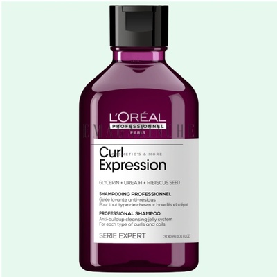 L'Oréal L'Oreal Professionnel Почистващ гел-шампоан за къдрава коса 300 мл. Serie Expert Curl Expression Anti-Buildup Cleansing Jelly Shampoo (093474637069070)