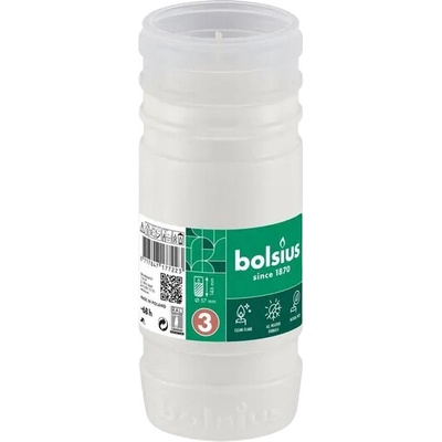 Náplň Bolsius Gravelight RP3, 68 h, 208 g, 57x146 mm, do kahanca, parafín