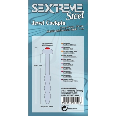 SEXTREME JEWEL COCKPIN 9 mm – Zboží Mobilmania