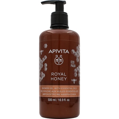 Apivita Royal Honey hydratační sprchový gel s esenciálními oleji 500 ml