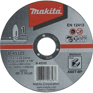 Makita диск за рязане алуминий 115x1x22 мм B-45325 (B-45325)