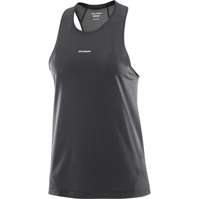 Salomon Дамски потник с широка презрамка Salomon Women's SHKout Core Tank Tank top - Deep Black (916-3938-0212)