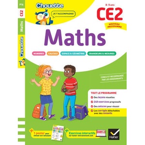 Maths CE2 - Cahier de soutien nouveau programme (2025)