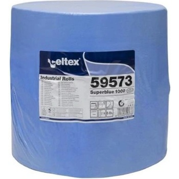 Celtex super blue - Индустриална хартия на ролка, синьо, 1000 парчета (3846)