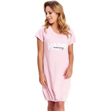 DN Nightwear kojící noční košile Happy Mommy růžová