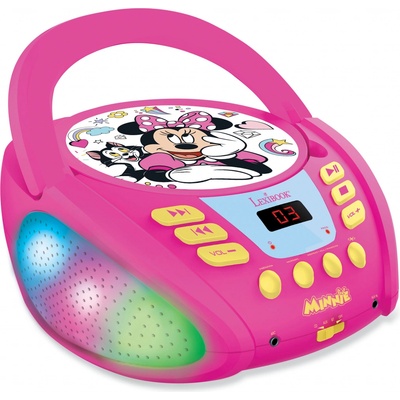 Lexibook Svítící Bluetooth CD přehrávač Myška Minnie