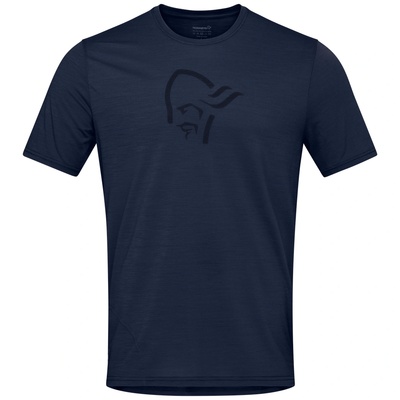 Norrona femund equaliser merino T-shirt Размер: L / Цвят: син