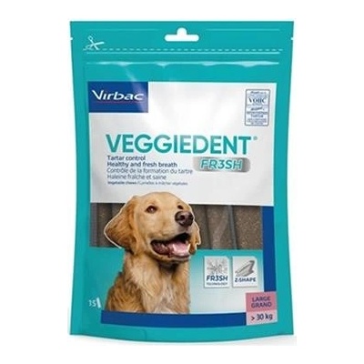 Virbac CET Veggiedent Fresh L 15 ks psy nad 30 kg