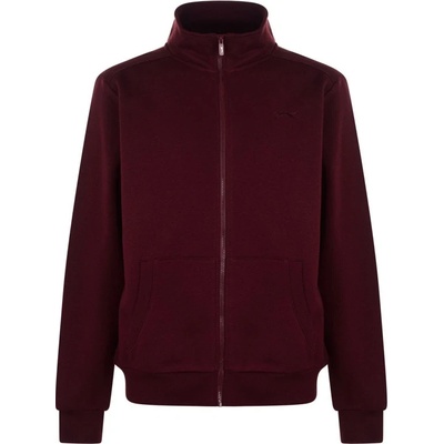 Slazenger mikina na zip Vínová