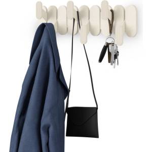 Umbra HK Limited Umbra Закачалка за стена с 6 бр. закачалки tempo - цвят пясък (umbra-1022941-1313)