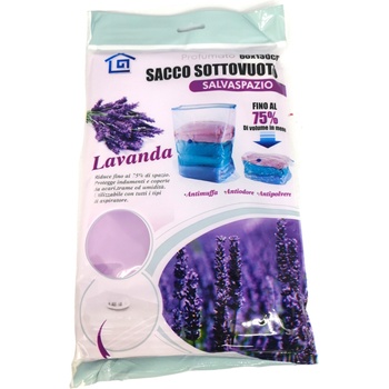 Вакуумен плик за дрехи, Ароматизиран, 1 брой, Лавандула, 80х130см