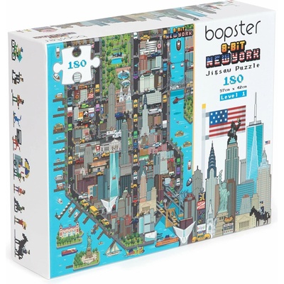 Jigsaw New York mapa ve 180 dílcích