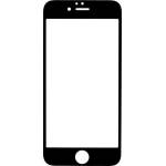Blue Star Извит Стъклен Протектор за iPhone 6/6s, Blue Star 3D Full Glue Clear BF Glass, Прозрачен (5901737316561)