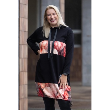 Italy fashion Šaty s kapucí FLAME Kočky