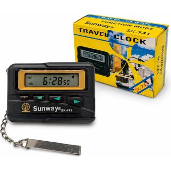 Многофункционален електронен часовник с формата на пейджър Sunway S-741